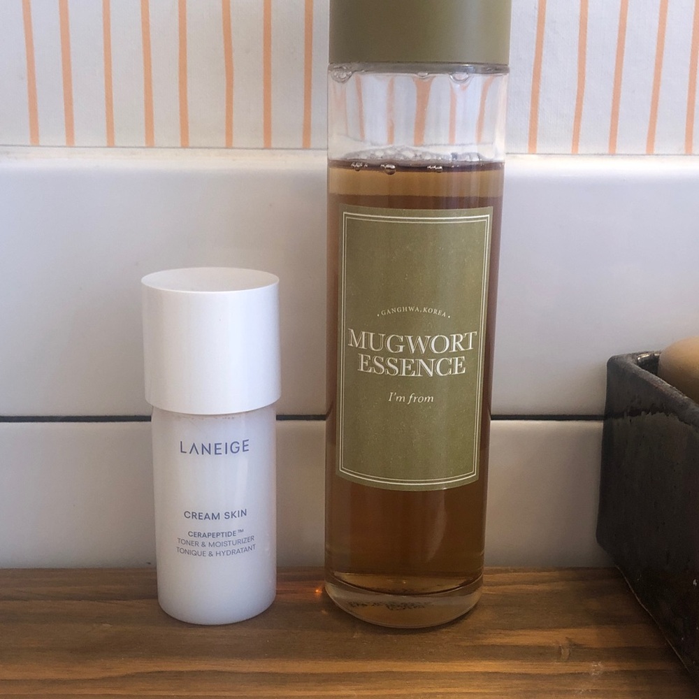 LANEIGE Cream Skin Toner - I’M FROM Mugwort Essence - Nearly Full